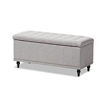 Kaylee Fabric Upholstered Button-Tufting Storage Ottoman Bench