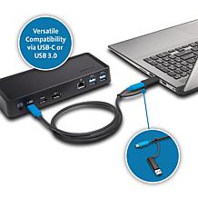 Kensington SD4700P Universal USB-C and USB 3.0 Docking Station