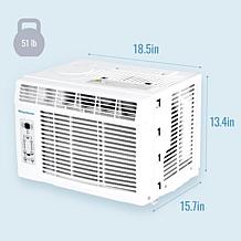 Keystone Energy Star 8k BTU Window-Mounted Air Conditioner w/ Remote