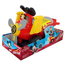 Kiddieland Disney Mickey Mouse Plane Light & Sound Activity Ride-On