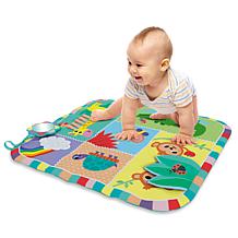 Kids Hits 2 Sided Play Mat My First Animals 2in1 Reversible Floor Pad