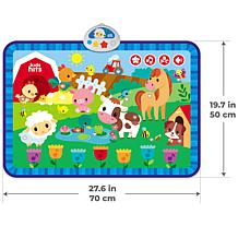 Kids Hits Light and Sound Mat Noisy Farm Musical Activity Floor Pad