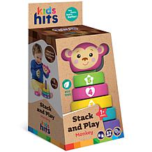Kids Hits Stack and Play Monkey Wooden Stacking and Sorting Ring Toy