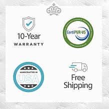 Kingsdown Prime Summitview 13.5" Med-Firm Queen Euro Top Mattress