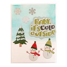 Kingston Crafts Christmas and Winter Puffy Stickers - Set of 302