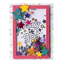 Kingston Crafts Die-Cut Acetate and Vellum Heart and Star Shapes