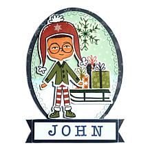 Kingston Crafts Holiday Paper Doll Ornament Kit - Set of 20