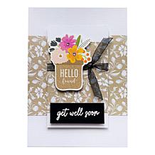 Kingston Crafts Kraft & Floral Slimline Paper Pack