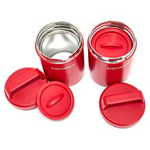 Kitchen HQ 2-pack 16 oz. Insulated Stainless Steel Containers