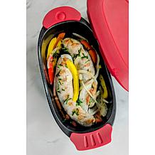 Kitchen HQ 3-Piece Microwave Cook, Grill, and Store Set