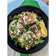 Kitchen HQ Diamond-Infused Ceramic Nonstick Cast Iron 12" Skillet