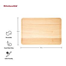 KitchenAid Classic 12" x 18" Wooden Cutting Board