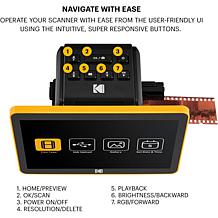 Kodak Slide N SCAN Film and Slide Scanner with 7" LCD Screen
