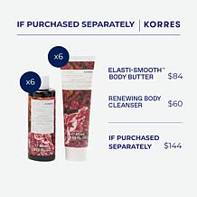 Korres 12-piece Holiday Cleanser & Body Butter Collection