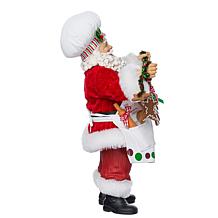 Kurt Adler 12" Fabriché Christmas Chef Santa