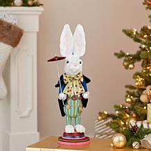 Kurt Adler 18" White Rabbit Nutcracker