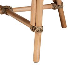 Kyle Dining Chair with Rattan Frame and Seagrass Weave