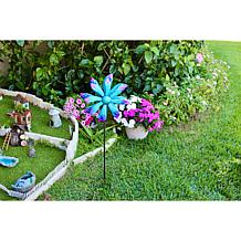 Lark & Meadow 35.4" Metal Garden Spinner