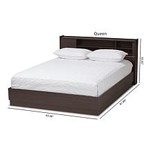 Larsine Queen Size Platform Storage Bed