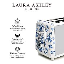 Laura Ashley VQ 4-Slice Toaster, Elveden White