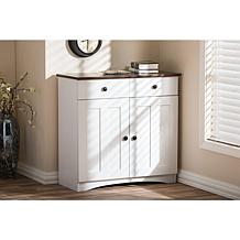 Lauren 2-Door and 2-Drawer Wood Kitchen Cabinet Hutch