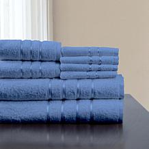 Lavish Home 100% Cotton Plush 8-piece Bath Towel Set