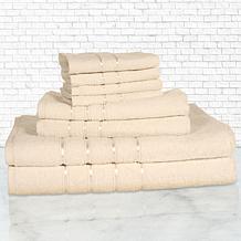 Lavish Home 100% Cotton Plush 8-piece Bath Towel Set