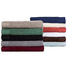 Lavish Home 100% Cotton Ribbed 10-piece Towel Set