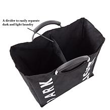 Lavish Home Double-Sectioned Large Laundry Hamper