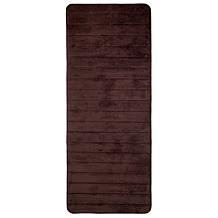Lavish Home Memory Foam Striped  Bath Mat - 24" x 60"