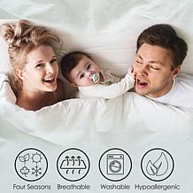 Lavish Home Solid Color Bed Quilt - King