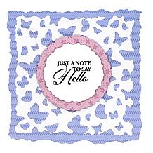 LDRS Creative Hand-Torn Edge-Look Die Set of 2 - Rectangle and Square