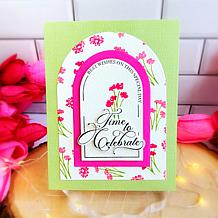 LDRS Creative Watercolor Effects Floral Stamp Set