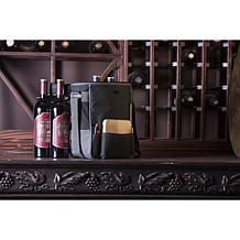 Legacy by Picnic Time Duet Wine & Cheese Tote - Black w/ Gray Accents