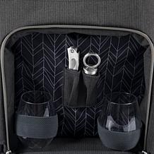 Legacy by Picnic Time Sonoma Wine Tote - Gray