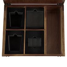 Legacy by Picnic Time Whiskey Box Set - Oak Wood
