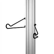 Leisure Sports Aluminum Bike Storage Rack Adjustable Height - Silver