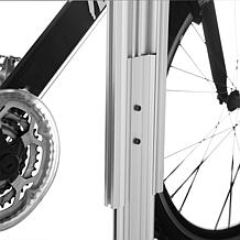 Leisure Sports Aluminum Bike Storage Rack Adjustable Height - Silver