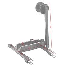 Leisure Sports Foldable Bike Storage Rack - Black