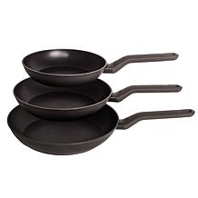 Leo 3pc Nonstick Frying Pan Set 8", 10", 11" with Stay-Cool Handles