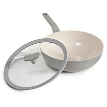 Leo Balance 11" Wok Pan with CeraGreen Ceramic Coating