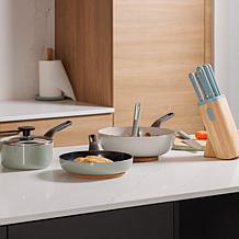 Leo Glints 11" Wok Pan 4qt with CeraGreen Coating