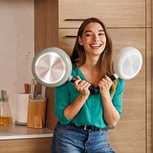 Leo Glints 5-piece Cookware Set with CeraGreen Coating