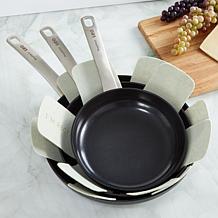 Leo Graphite 3pc Recycled Aluminum Fry Pan Set