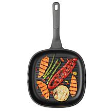 Leo Stone+ 10.25" Grill Pan with CeraGreen Ceramic Coating