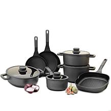 Leo Stone+ 11pc Cookware Set with Nonstick FernoGreen Coating