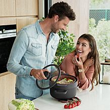 Leo Stone+ Cast Aluminum Stockpot with CeraGreen Coating