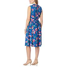 Leota Mindy Sleeveless Belted Dress