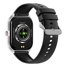 Letsfit E27 2" Bluetooth Smart Watch Silver with Additional Bands