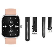 Letsfit E27 2" Bluetooth Smart Watch Silver with Additional Bands